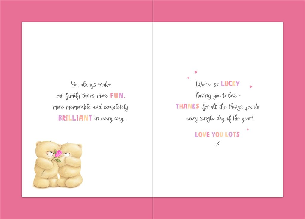 Forever Friends Lovely Wife Mother's Day Card