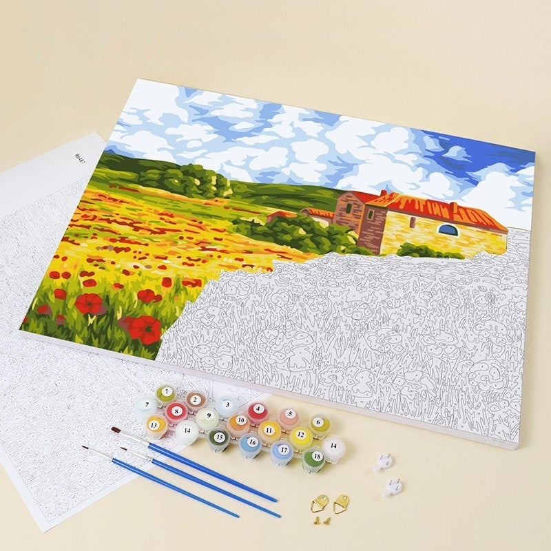Canvas DIY Colour Your Own Painting by Numbers