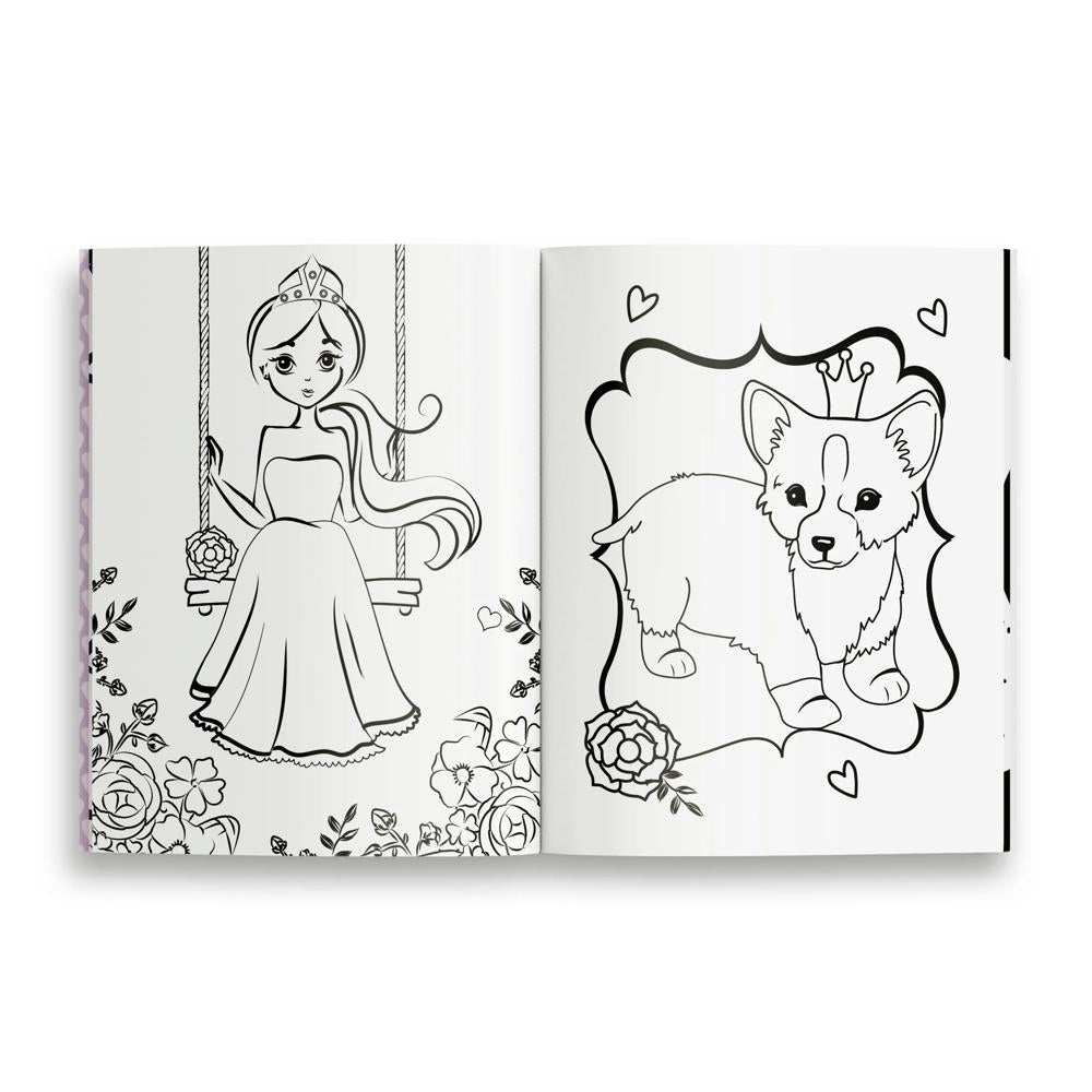 303 x 240mm Princess Colouring Book