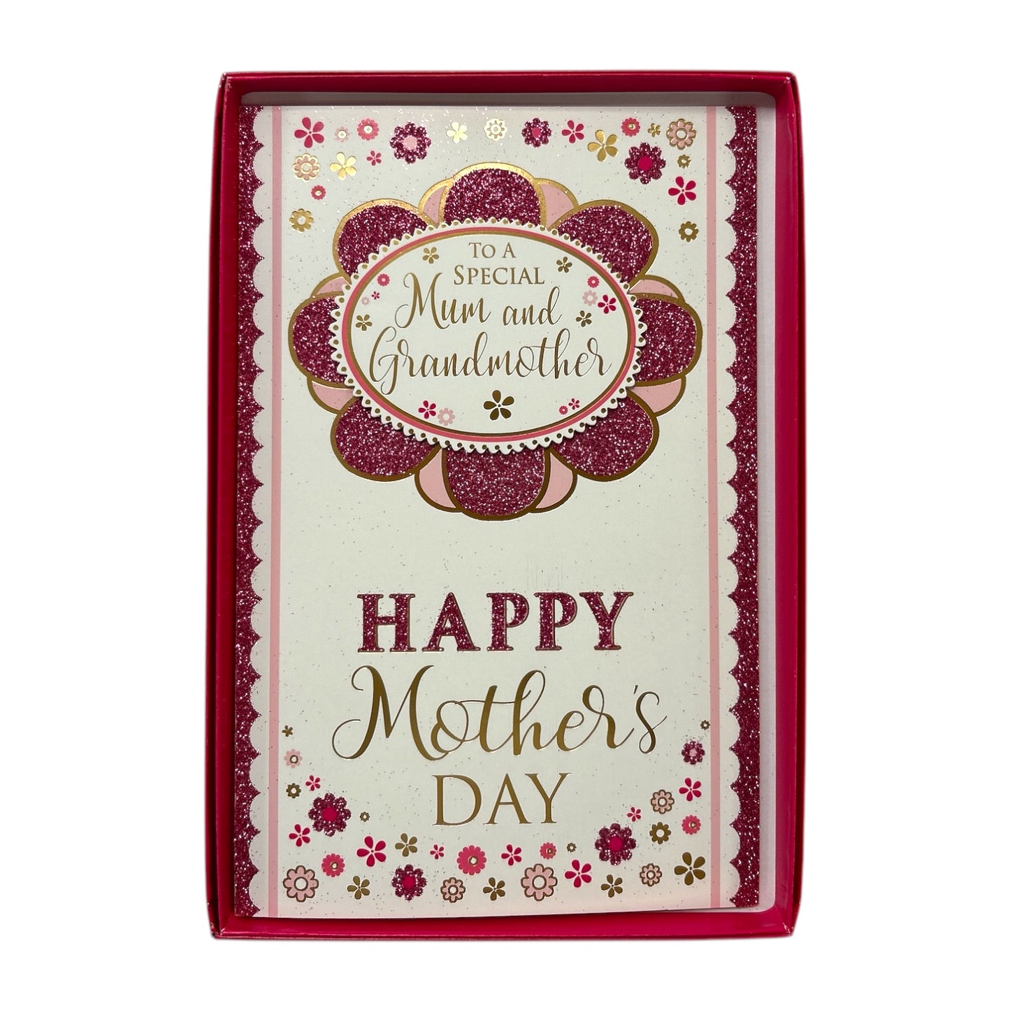 To Special Mum and Grandmother Flower Head Design Mother's Day Boxed Card