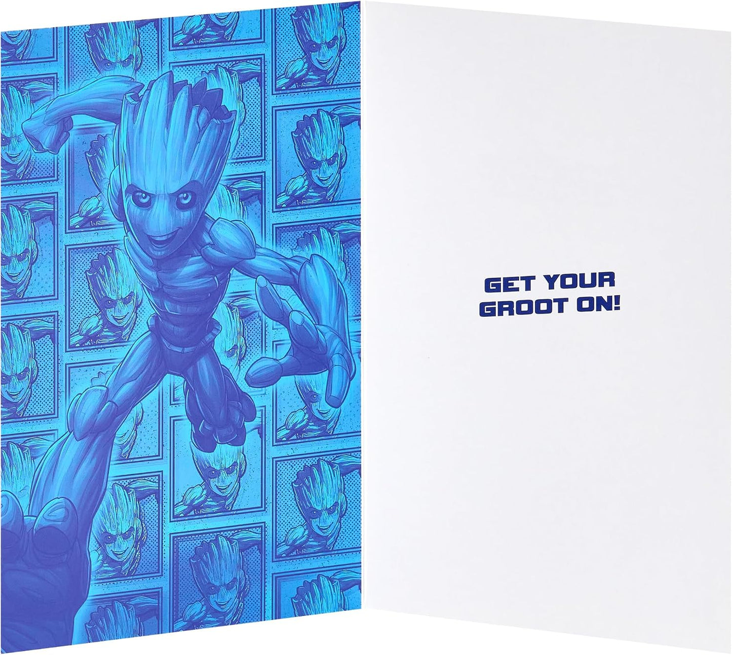 Marvel Guardians of the Galaxy Groot Design Birthday Card