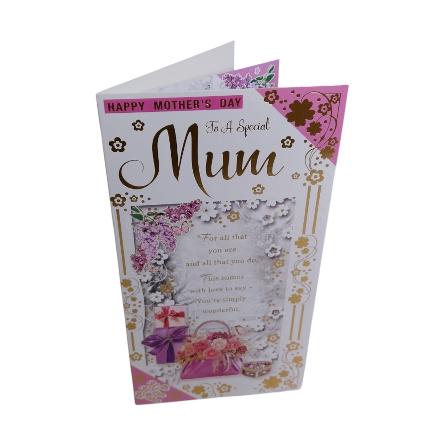 To A Special Mum Sentimental Verse Mother's Day Card
