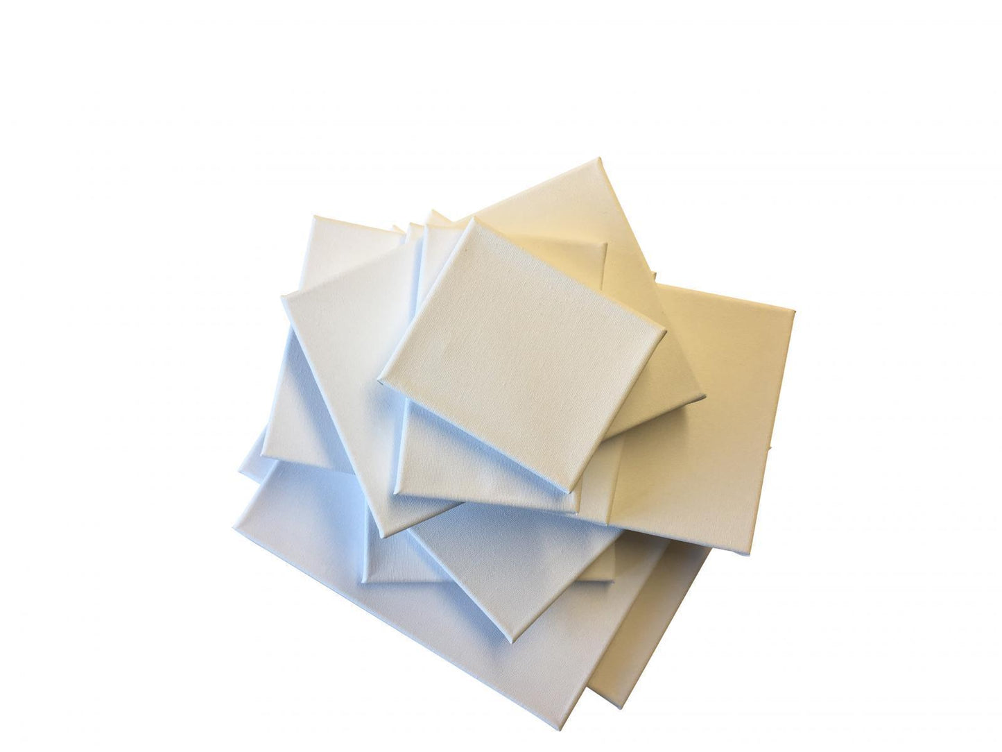 Set of 14 Assorted Sizes Blank White Stretched Board Art Frame 280gsm Canvas By Janrax