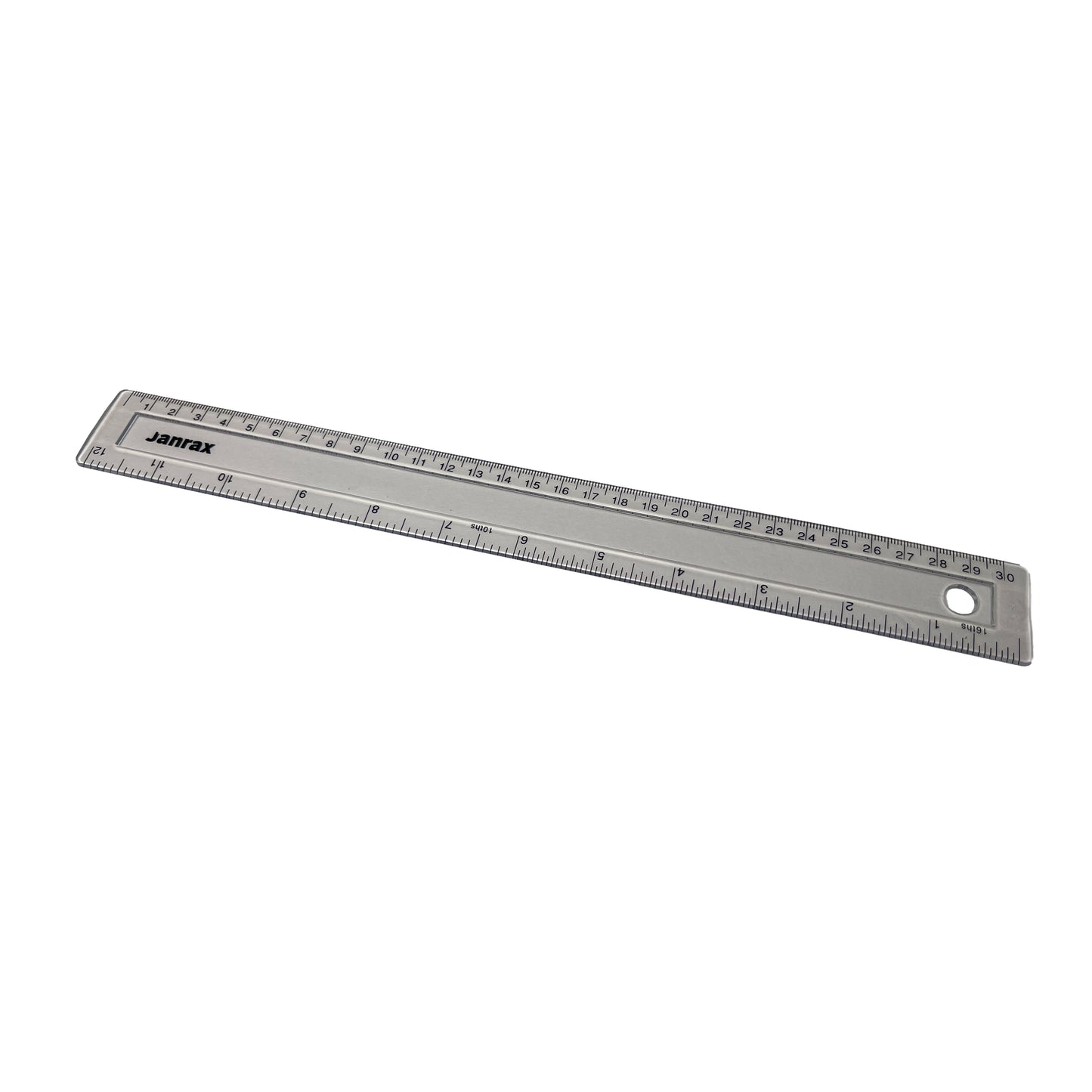 Pack of 50 Shatter Resistant 30cm Plastic Rulers by Janrax