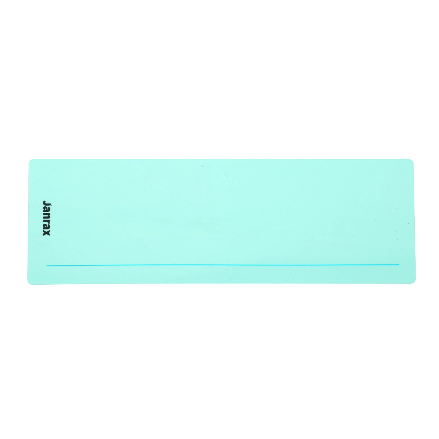 Pack of 8 Cyan 210x80mm Dyslexia Overlay Reading Strips – PET Material, Rounded Corners