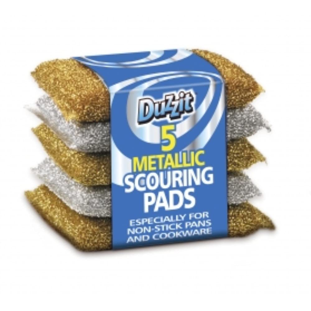 Duzzit Metallic Scouring Pads (5 Pack)