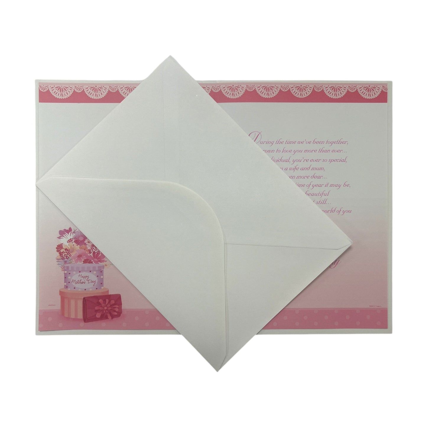 To My Wife Bouquet of Pastel Flowers Design Mother's Day Card