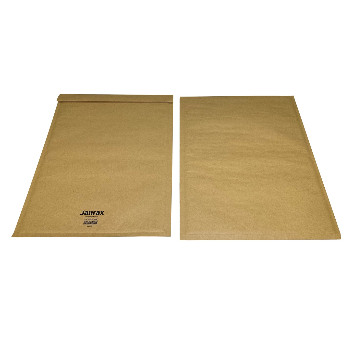 Pack of 100 Bubble Lined Size 7/K Padded Brown Postal Envelopes by Janrax