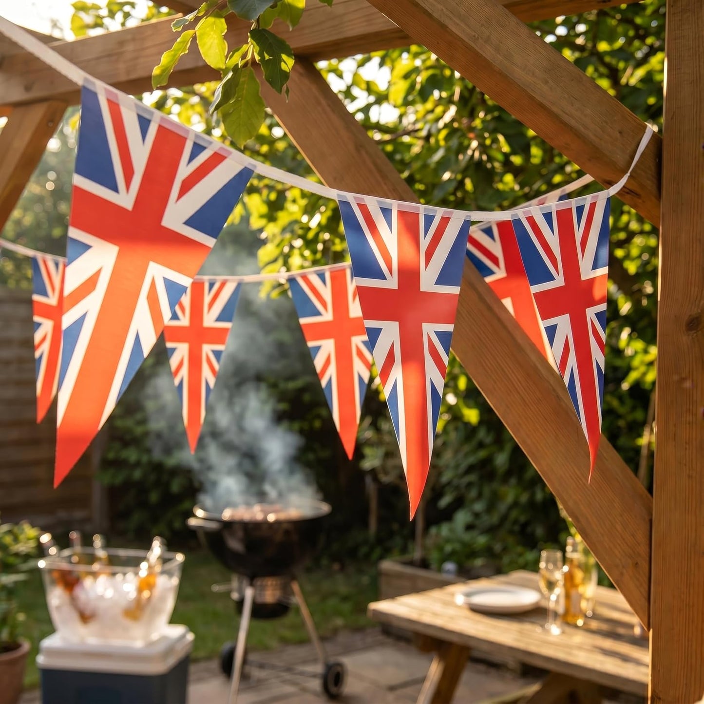 Union Jack Bunting 7m with 25 Pvc Pennant