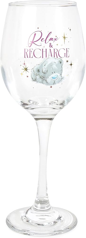 Me to You Tatty Teddy Hot Water Bottle, Wine Glass and Coaster Gift Set in A Gift Box Official Collection