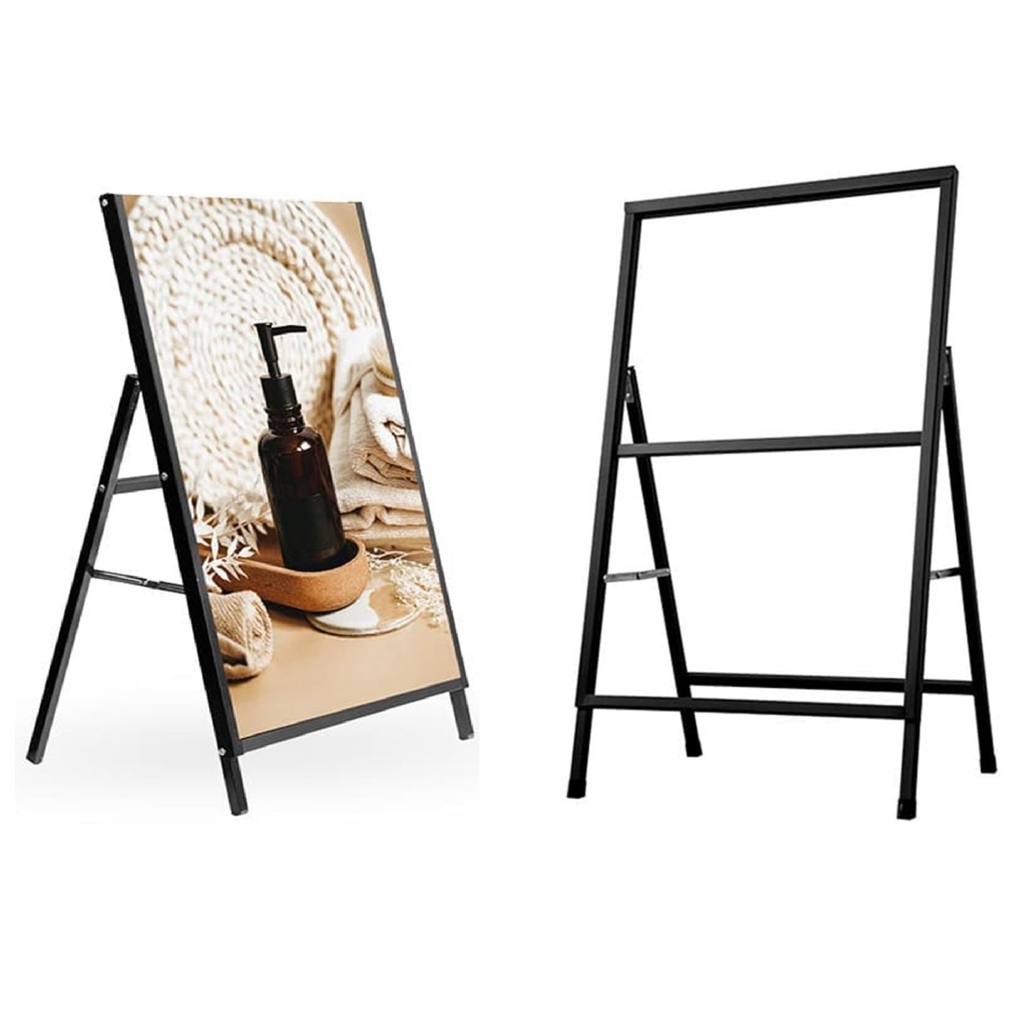 Metal Frame Single Side Advertising Outdoor Poster Display Stand 60 x 90cm