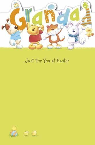 Cute Grandad Easter Greeting Card 