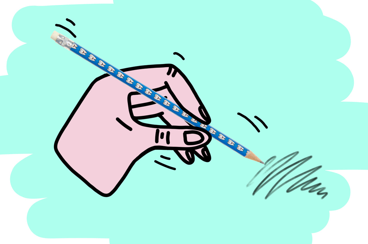 Pack of 12 Tooth Design Pencils with Eraser