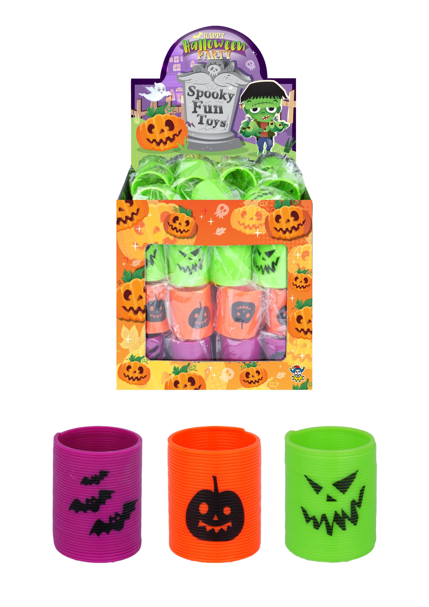 Pack of 12 Halloween Springs 3cm
