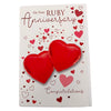 On Your Ruby Anniversary Congratulations Balloon Boutique Greeting Card