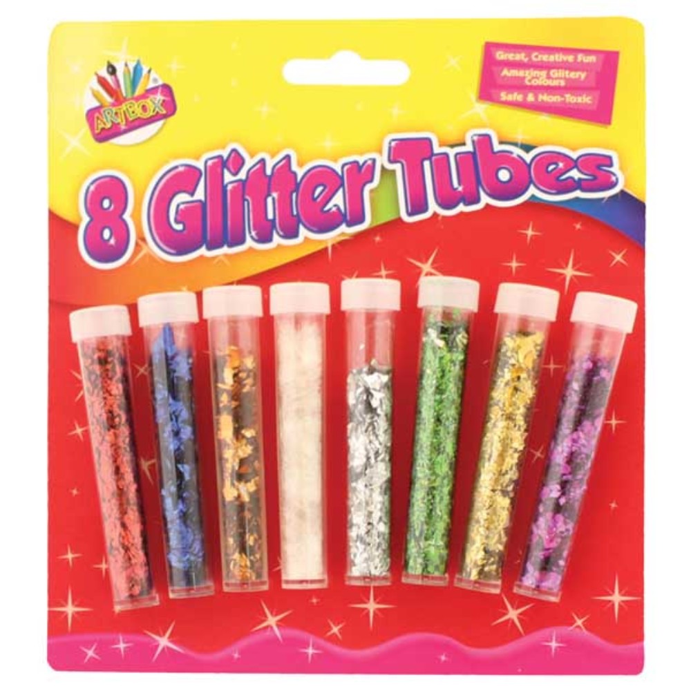 8 Glitter Tubes