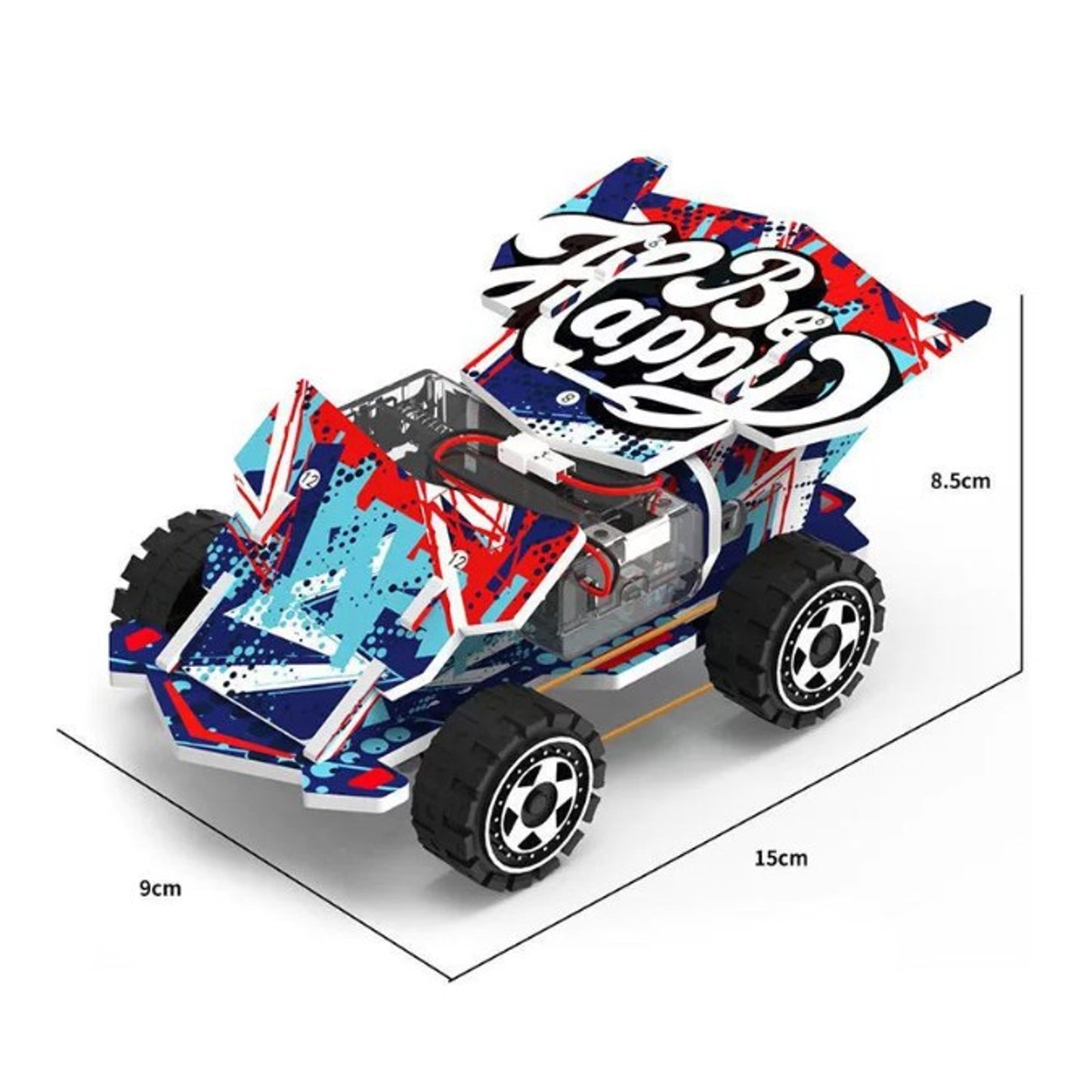 4WD Off‑Road Car DIY Engineering & Motion Educational Stem Toy with Instruction Book