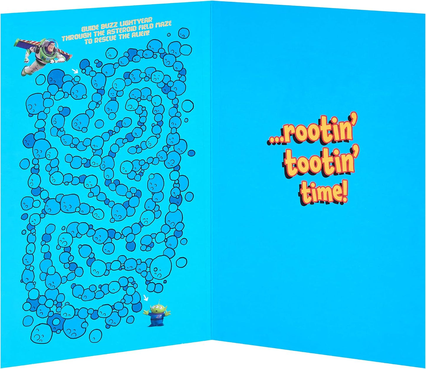 Disney Fun Toy Story 5 Design 6th Birthday Card with Activity Inside