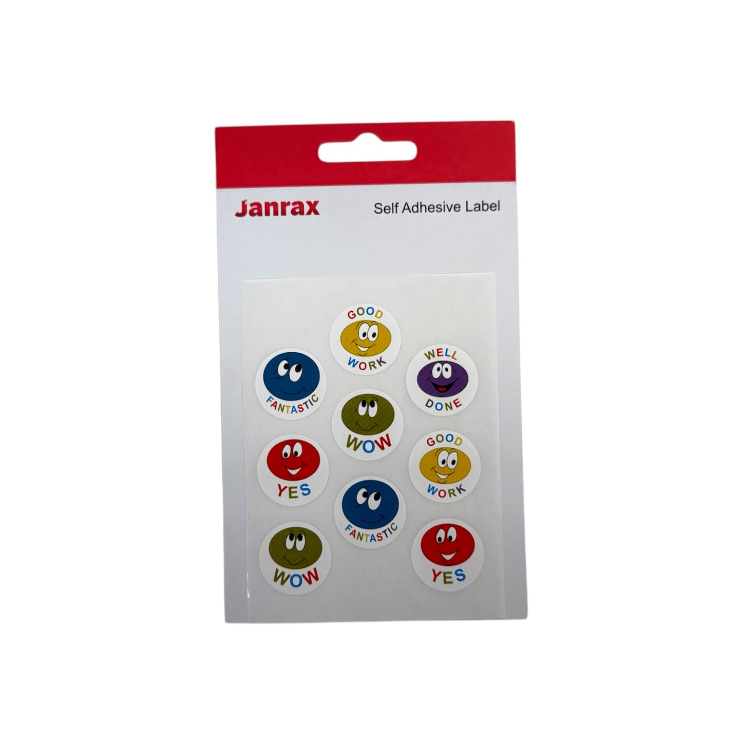 Pack of 324 Motivational Blobs 24mm Round Self-Adhesive Labels