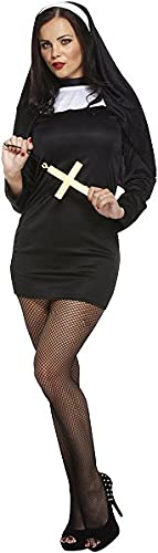 Adult Sexy Nun Fancy Dress Costume
