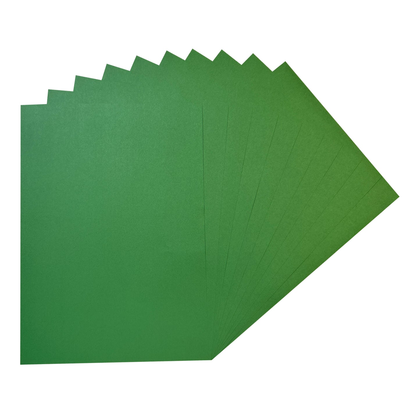Pack of 20 A2 Bristol Board Parrot Green Colored Craft Papers 230gsm
