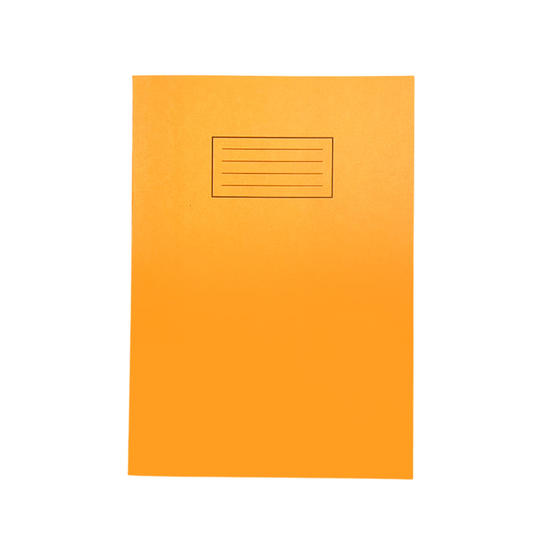 Janrax A4 Orange 80 Pages Feint and Ruled Exercise Book