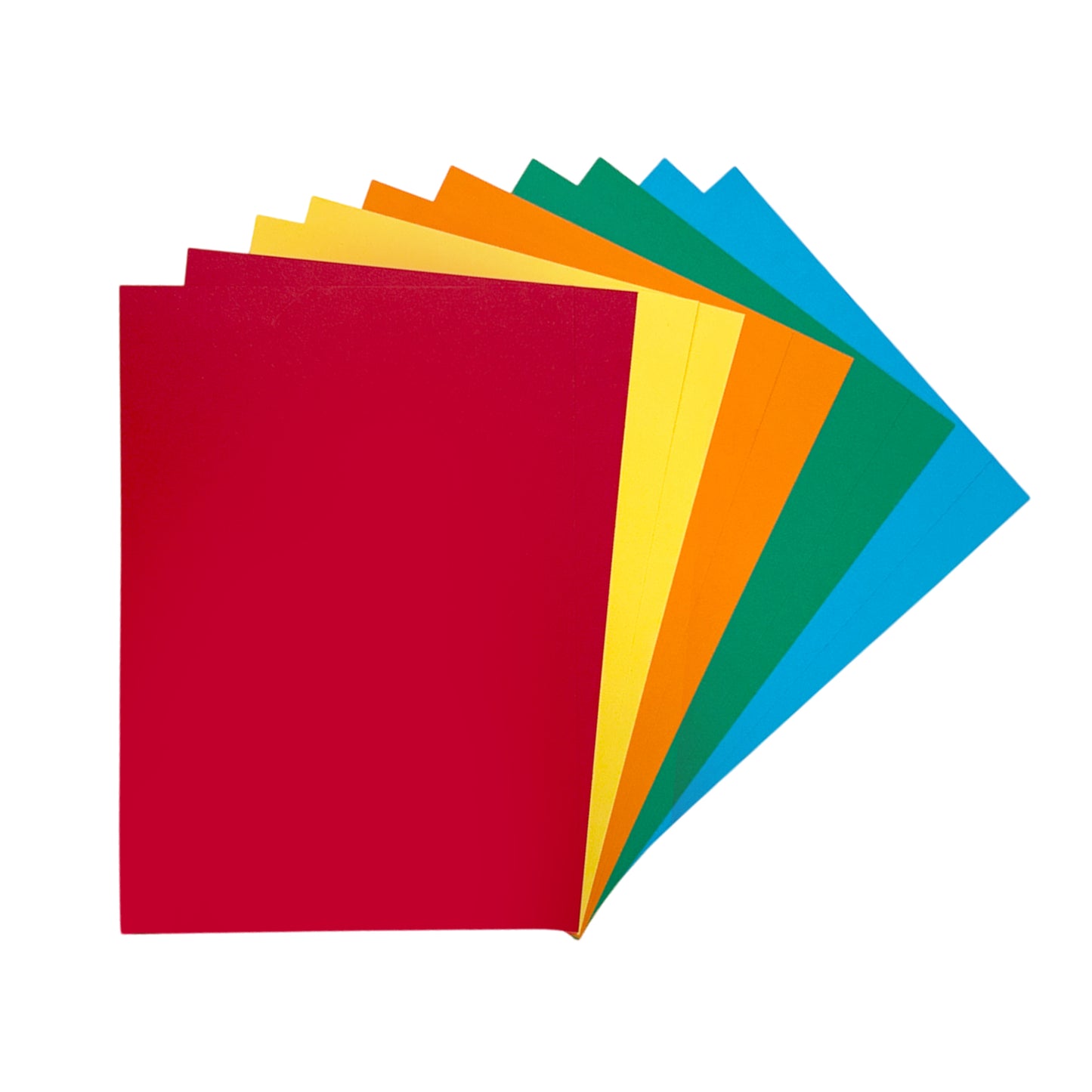 Pack of 50 A4 Assorted Primary Coloured Card 160gsm Sheets