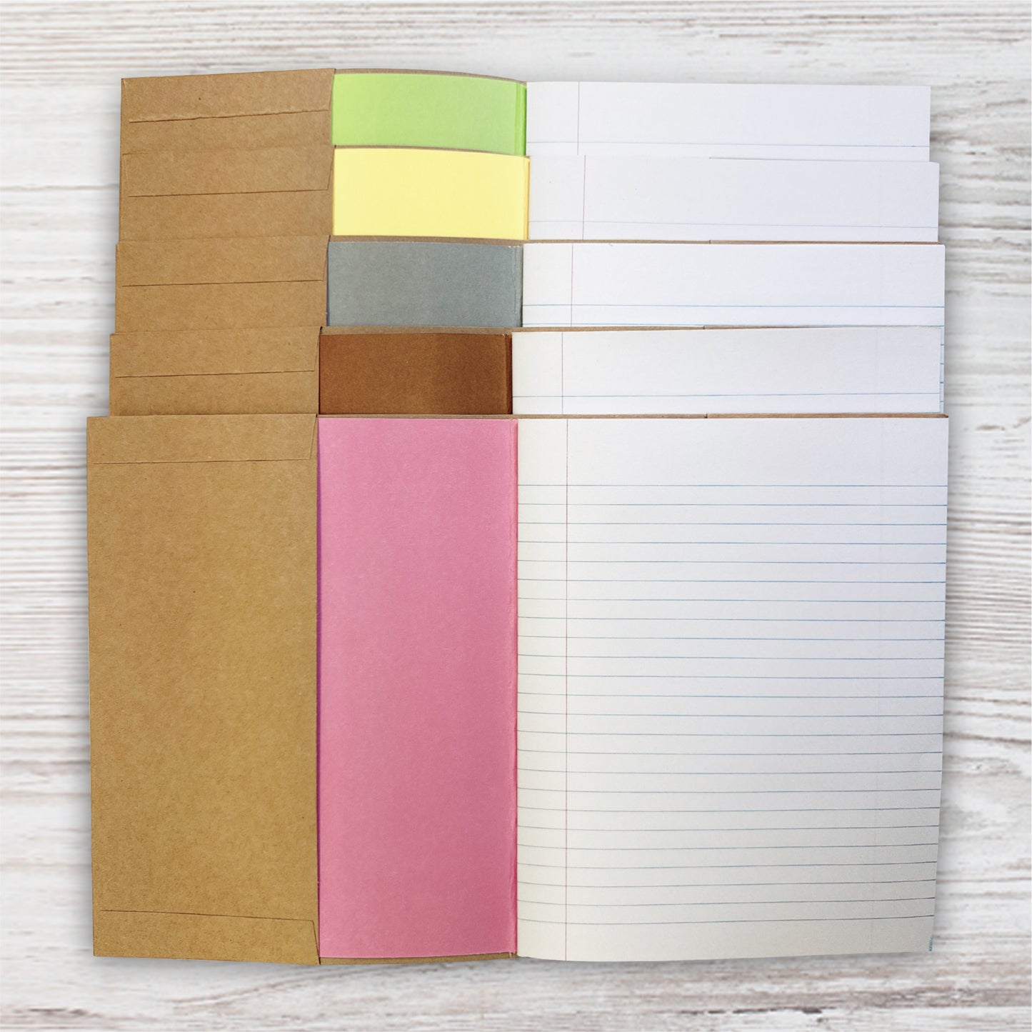 Pack of 50 9x7" Kraft Paper Exercise Book Covers by Janrax