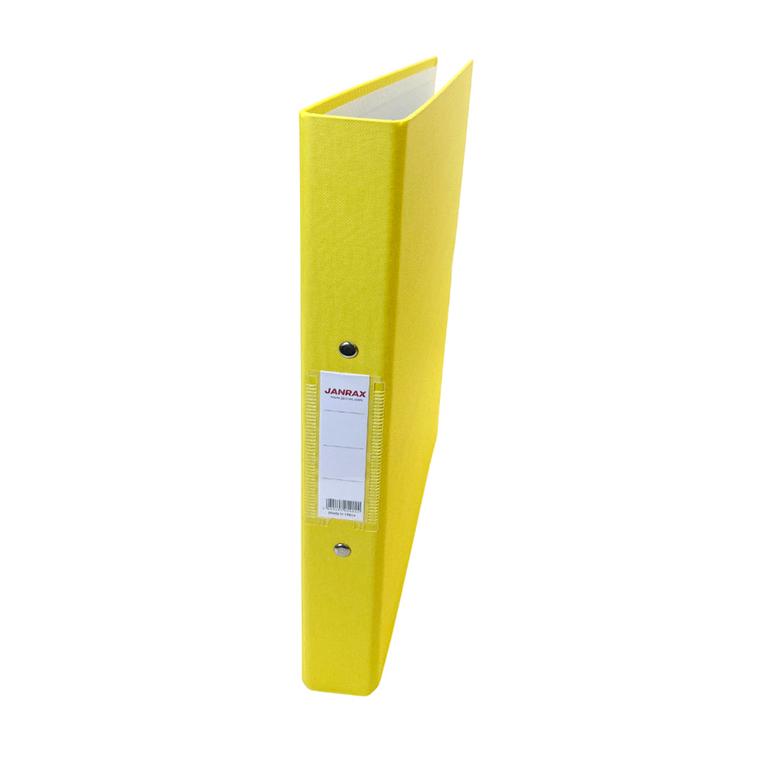 A4 Yellow Paper Over Board Ring Binder by Janrax