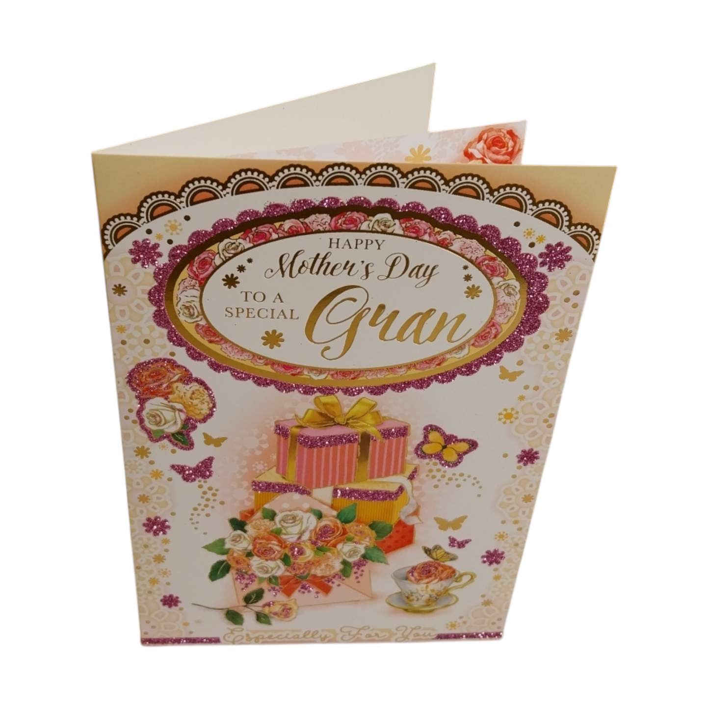 To A Special Gran Roses And Gift Design Mother's Day Card