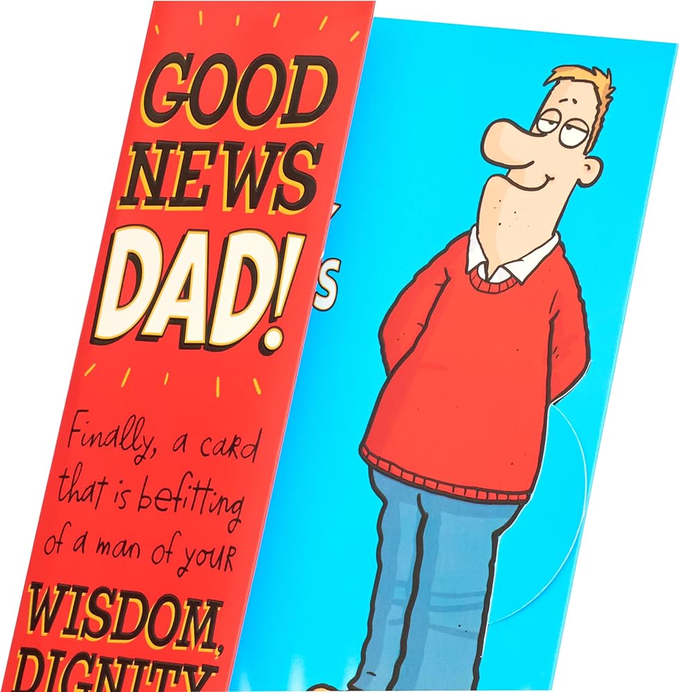 Fart Slid Out Design for Dad Father's Day Card