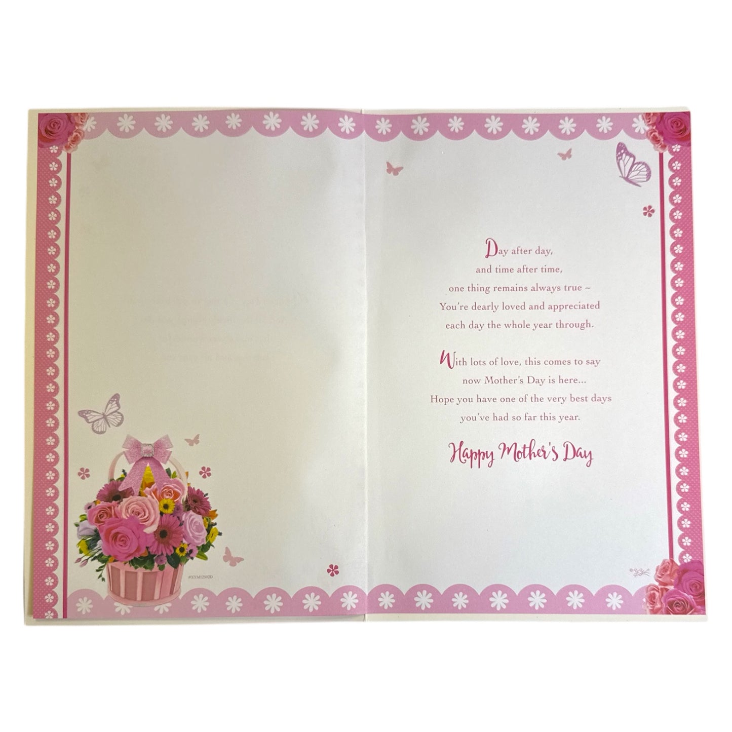 To My Wife Traditional Flower Bouquet Mother's Day Boxed Card