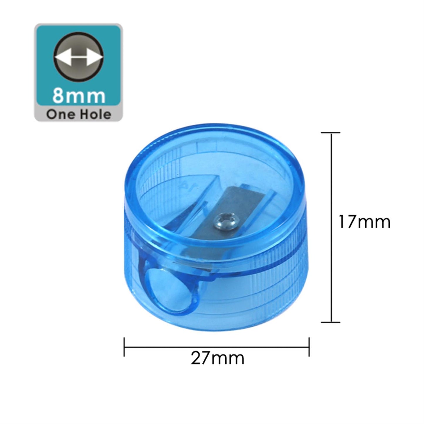 Box of 24 Plastic Pencil Sharpeners