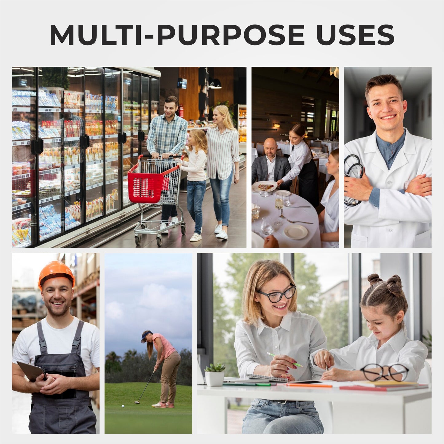 Pack of 10 Black Mini Clipboards