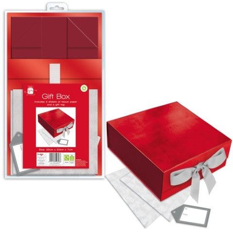 20cms Flat Pack Christmas Gift Box Set
