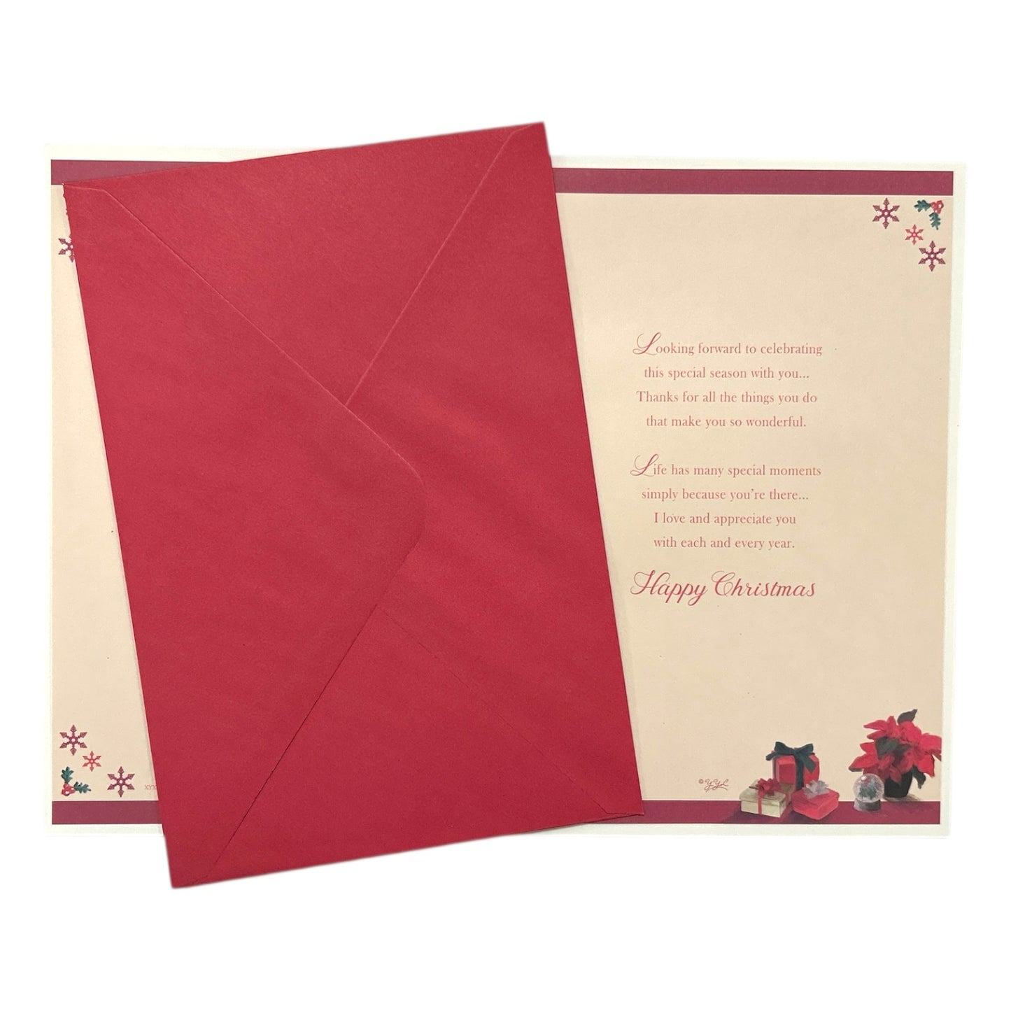 With Love To My Fiance Amazing Decorated Room Design Christmas Card