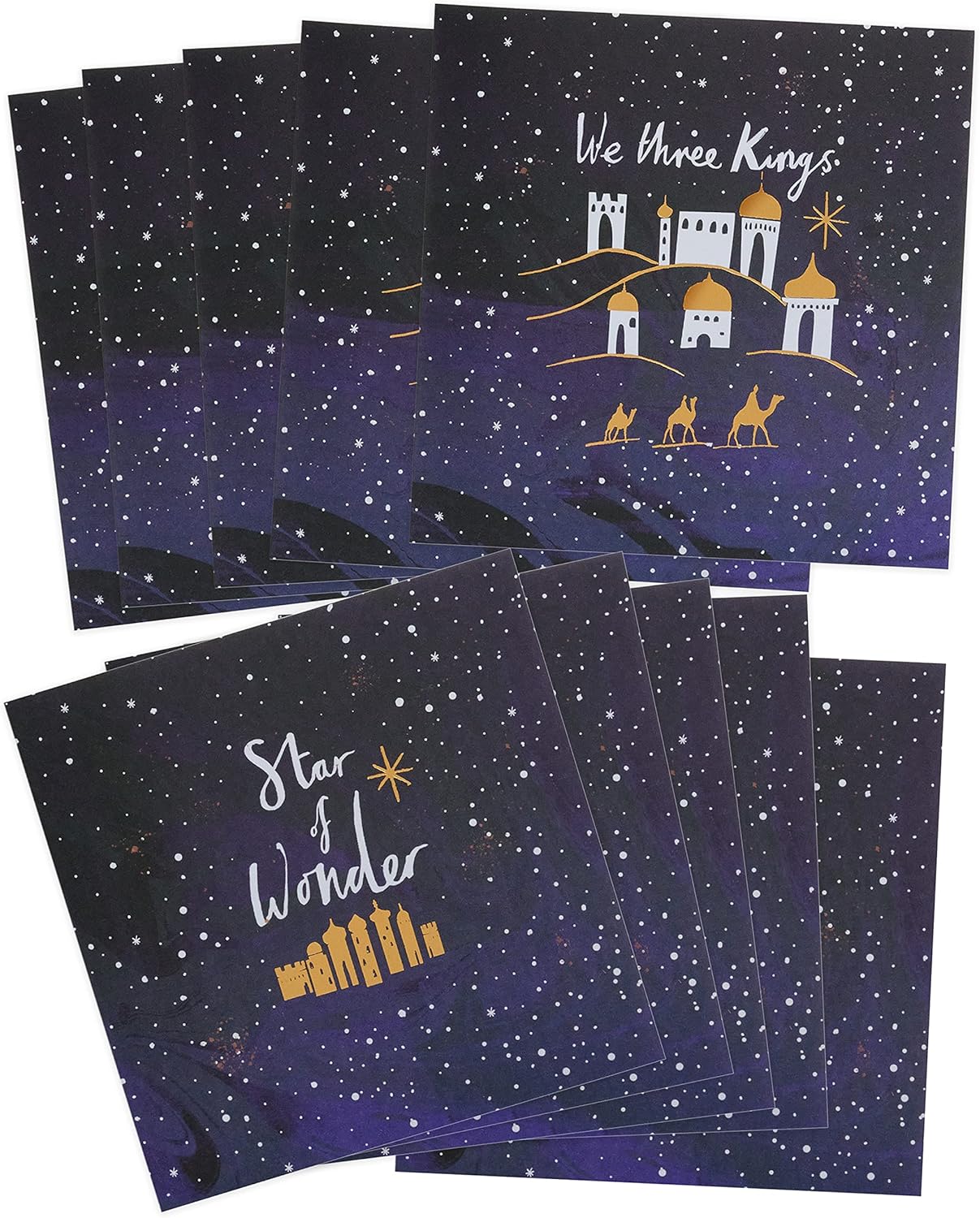 Box of 10 Bethlehem Alzheimer's Society Charity Christmas Cards In 2 Designs