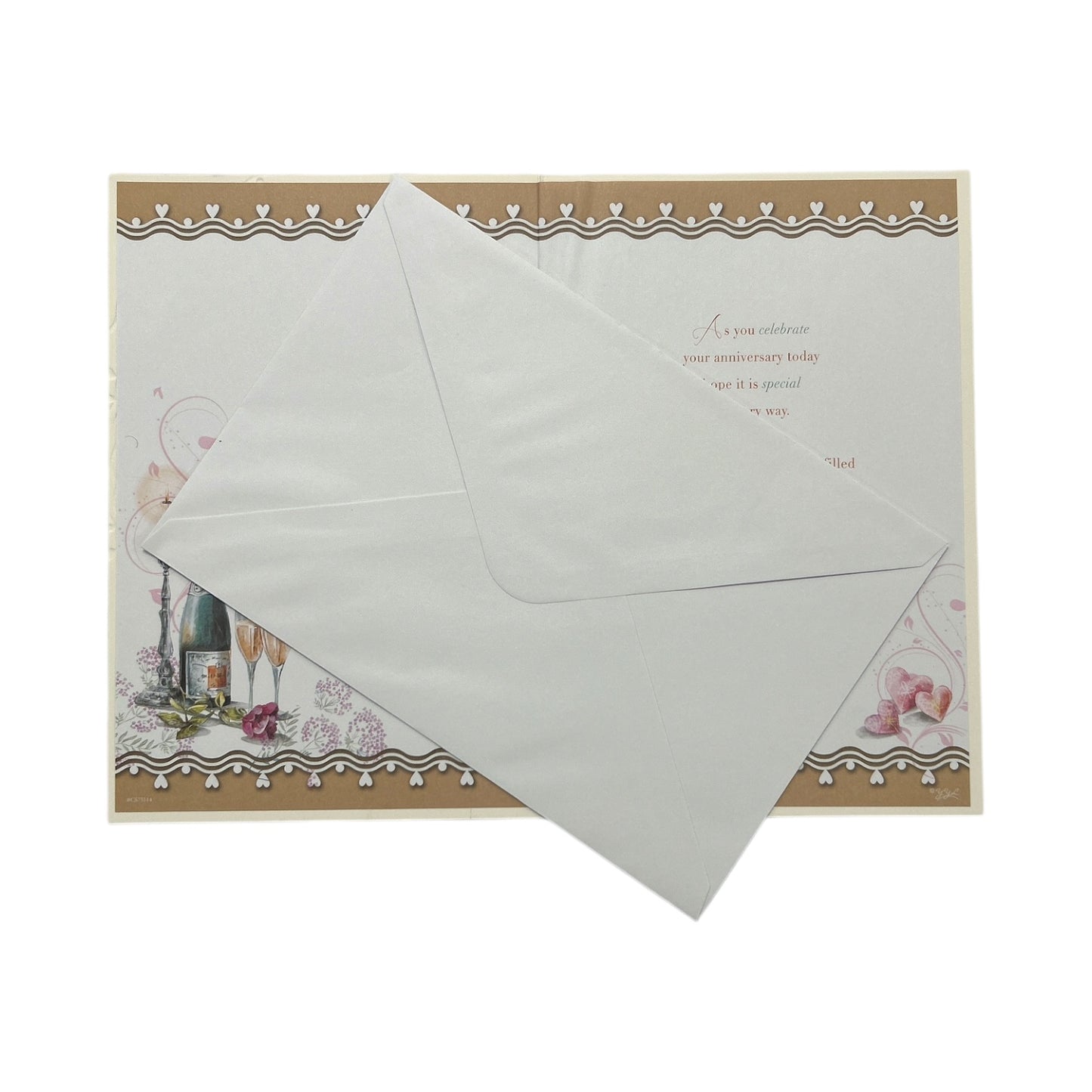 For Dear Brother And Sister-In-Law Champagne Design Celebrity Style Anniversary Card