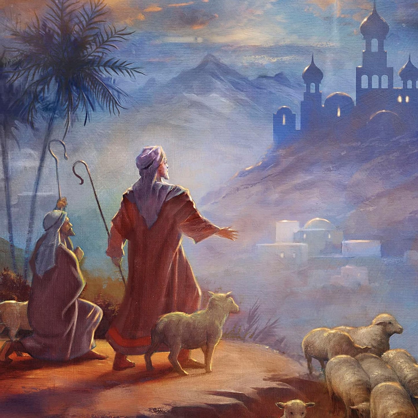 Pack of 8 Shepherds Of Bethlehem Marie Curie Charity Christmas Cards