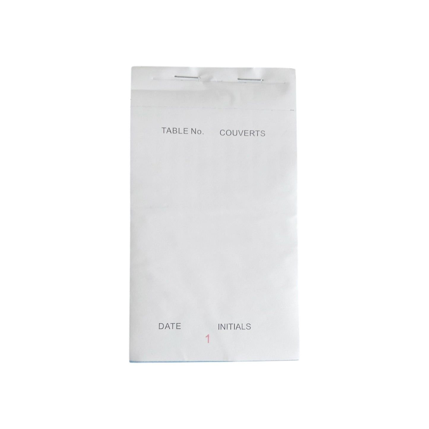 Pack of 10 95mm x 165mm White NCR Quadruplicate Restaurant Service Pads