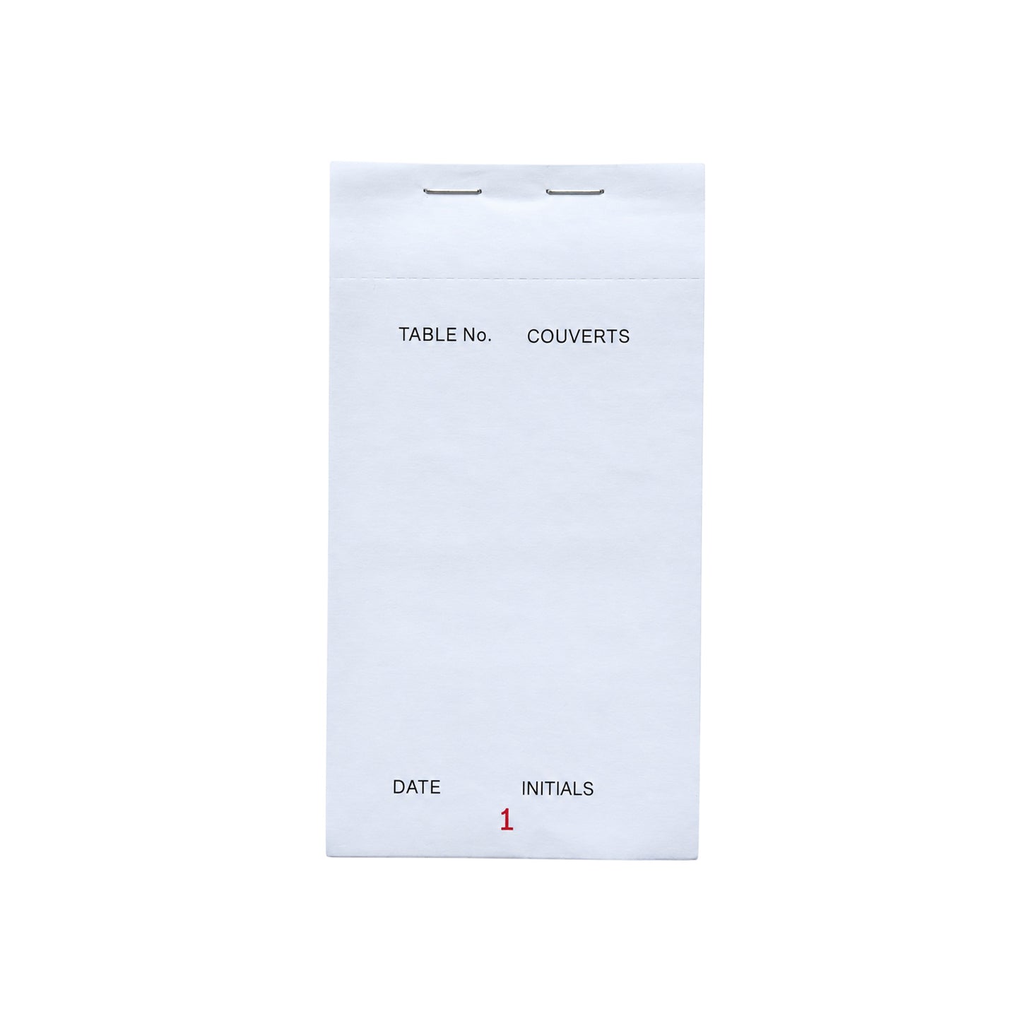 Pack of 10 95mm x 165mm White Duplicate NCR Carbonless Restaurants Service Pads
