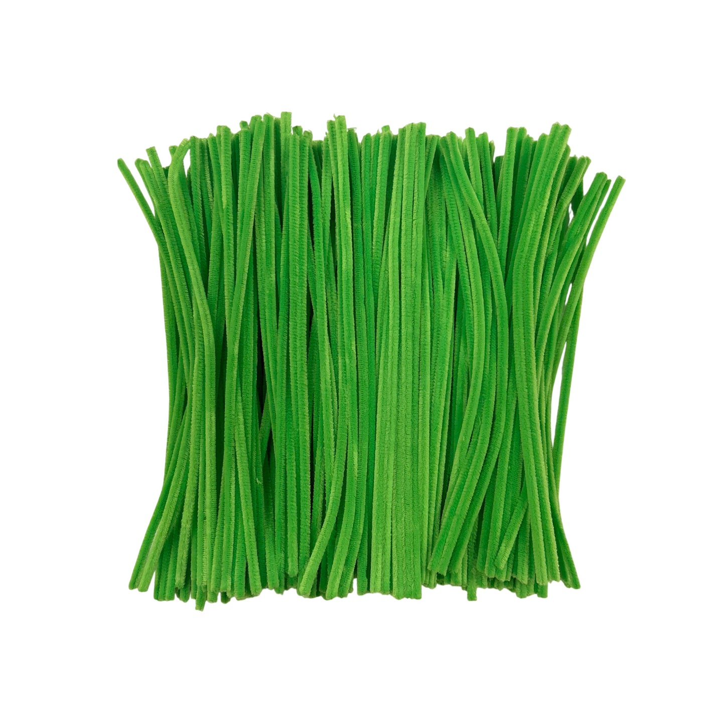 Pack of 500 Light Green Coloured Pipe Cleaners 30cm x 6mm Craft Chenille Stems