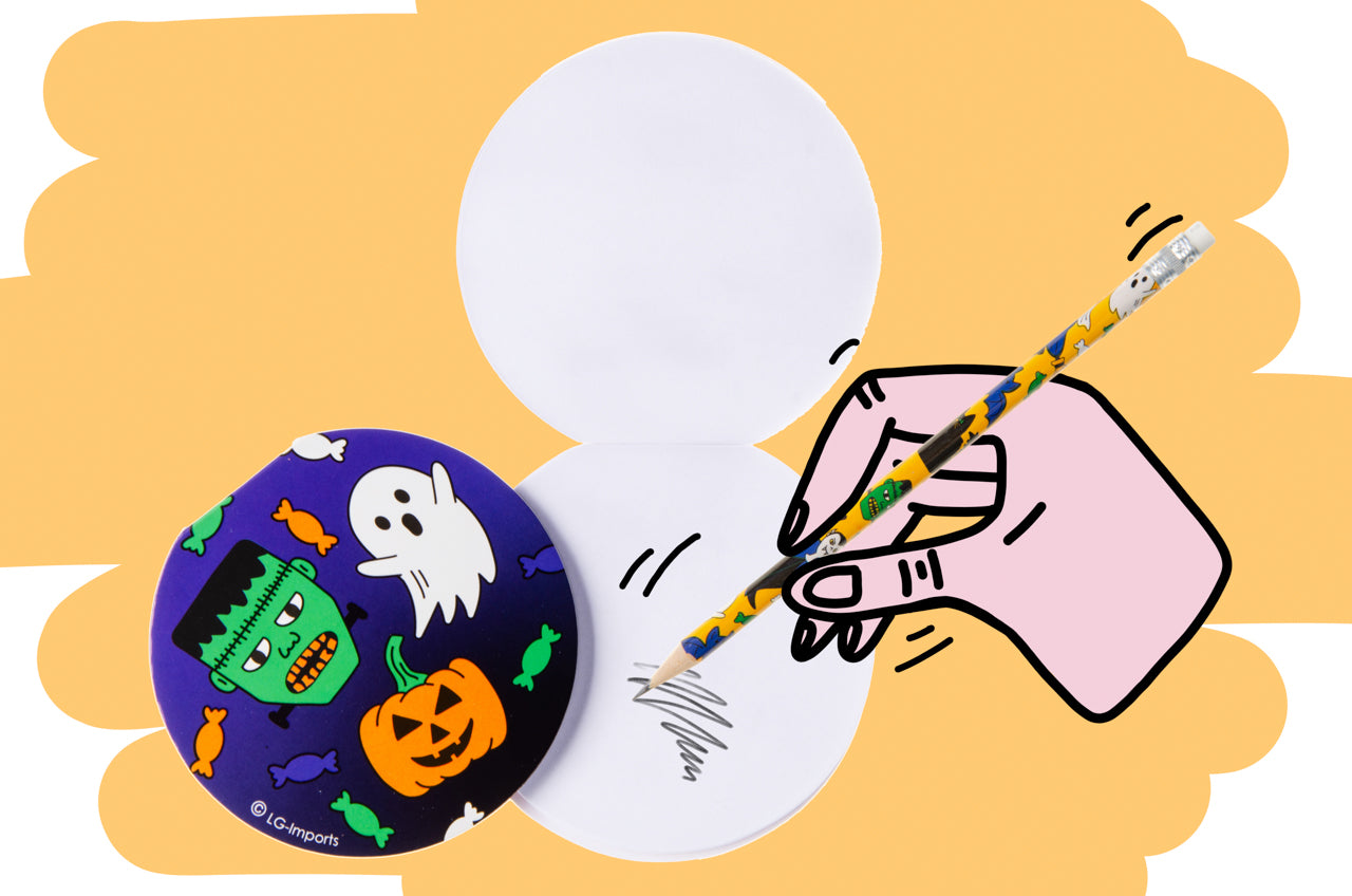 Single Round Halloween Notebook 8cm