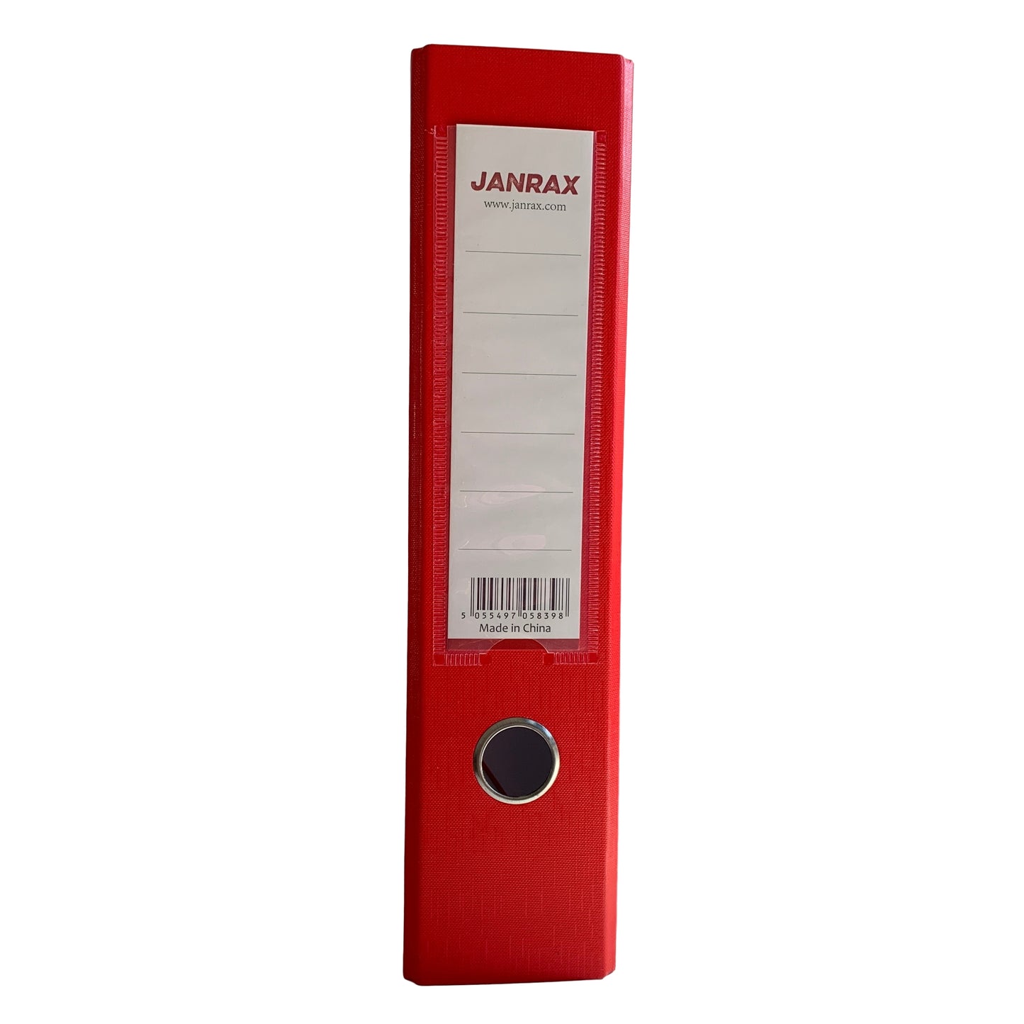 Pack of 10 A4 Red Paperbacked Lever Arch Files by Janrax