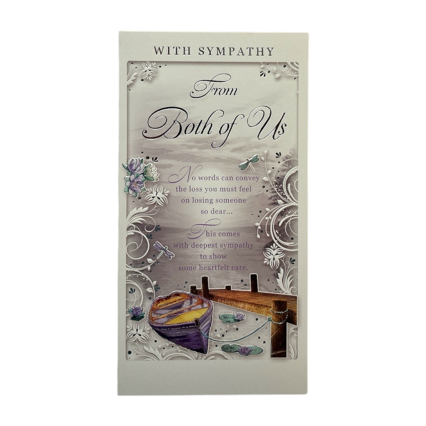 From Both of Us Dockside Design Sympathy Opacity Card