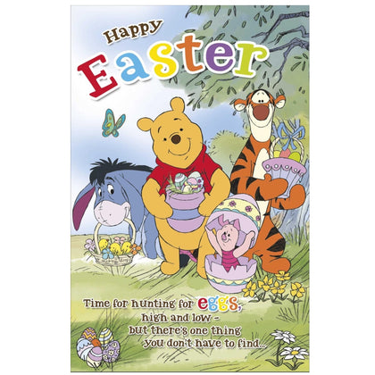 Disney Family Winnie The Pooh Easter Card
