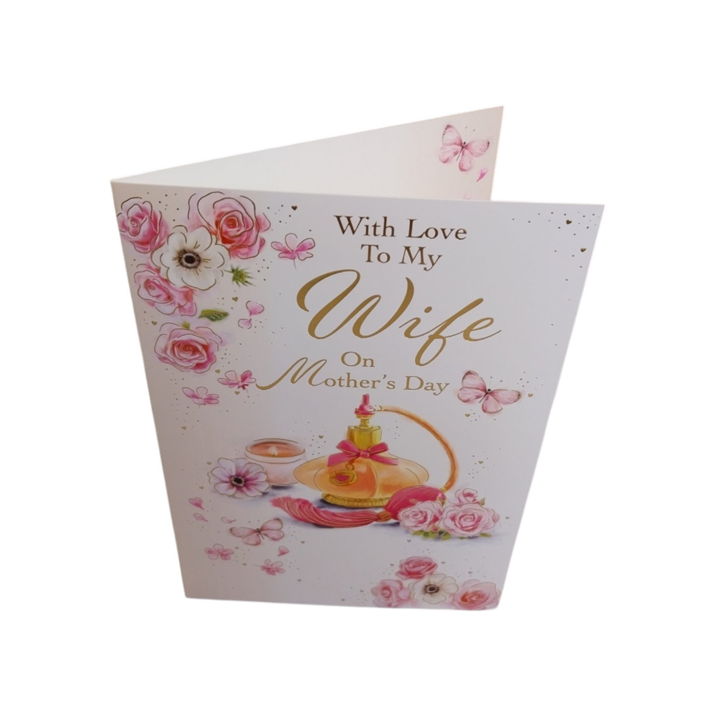 To My Wife Pretty Perfume Design Mother's Day Card