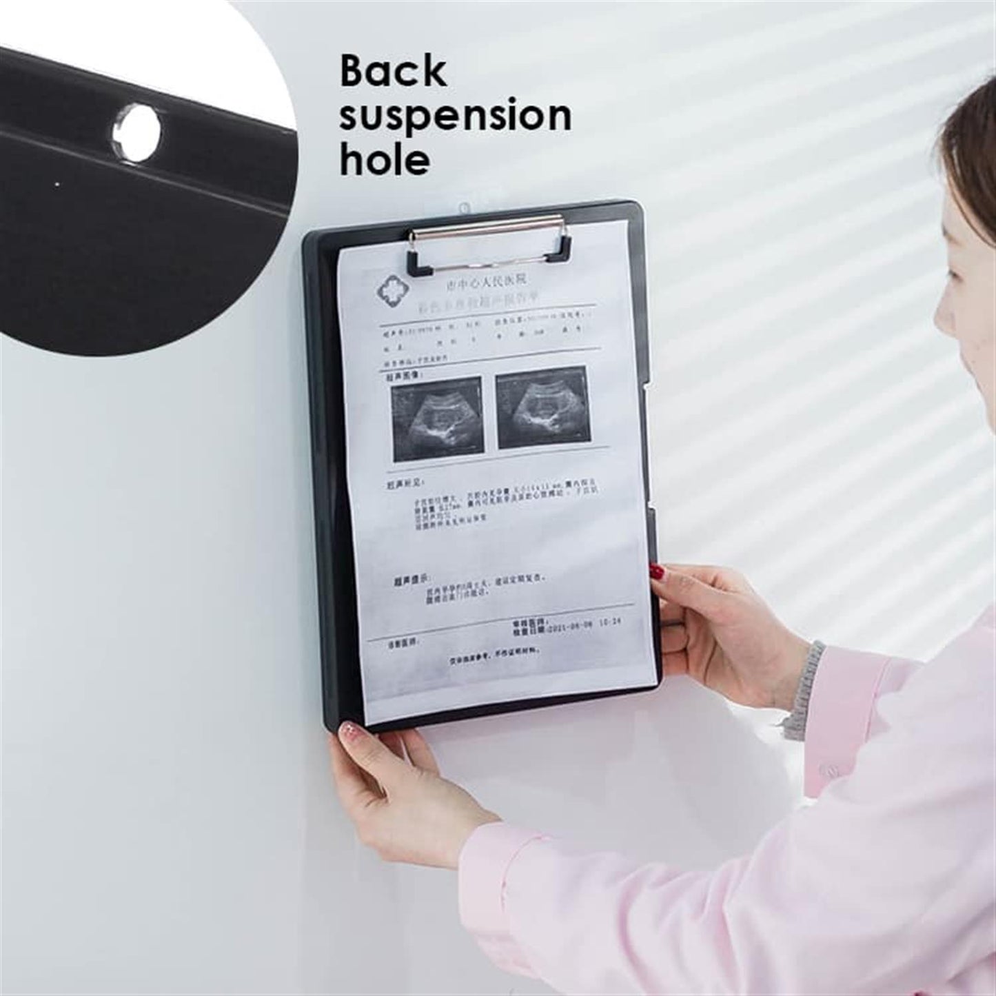 Multi-functions Waterproof Plastic PP Storage Clipboard 32.1 × 24 × 2 cm