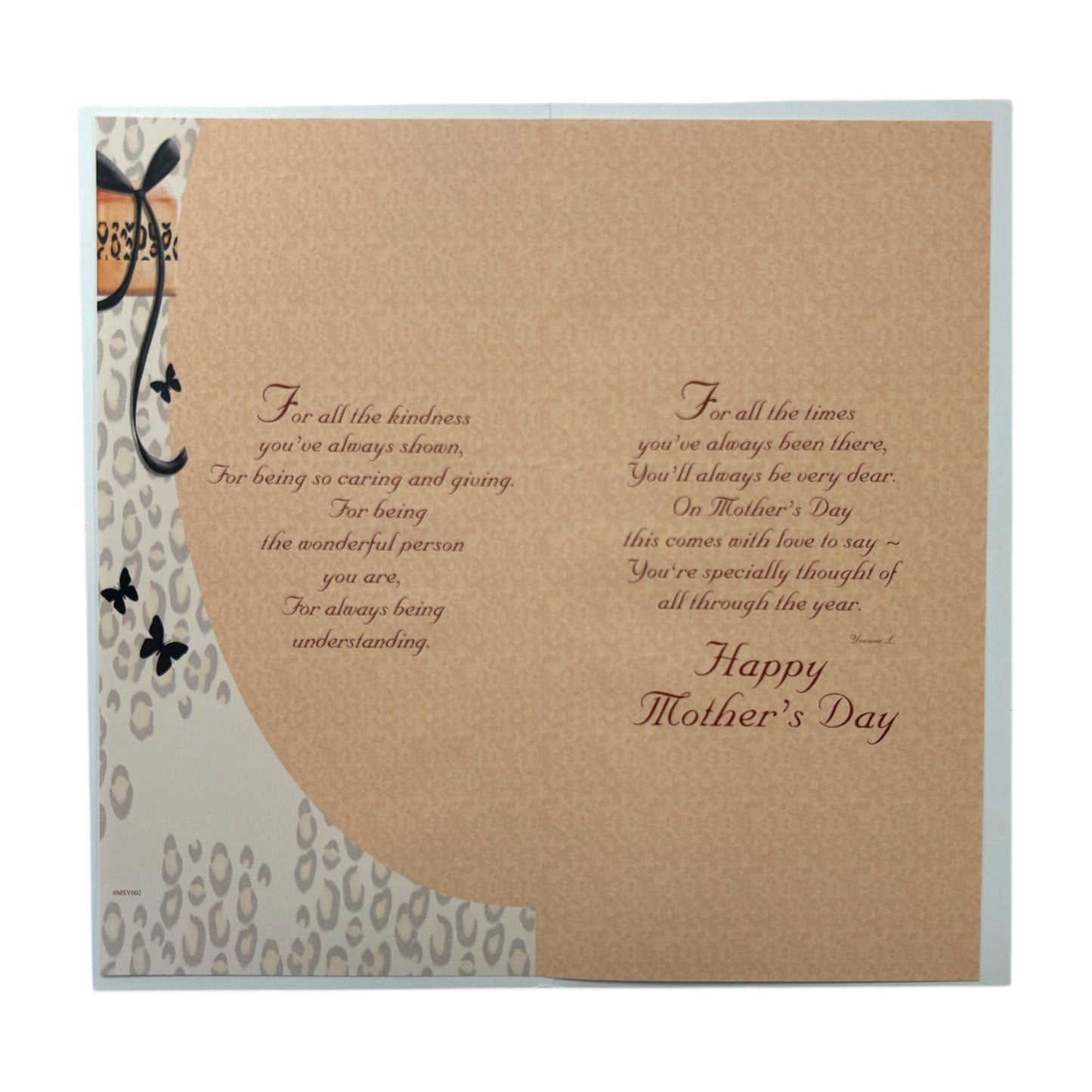 Have A Lovely Mother's Day Animal Print Design Greeting Card