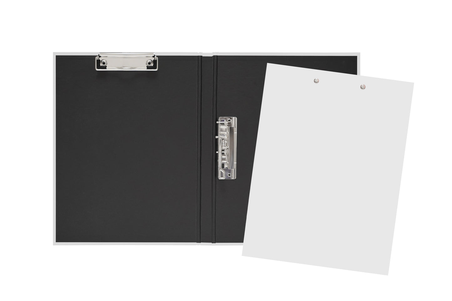 Pack of 10 White A4 Clipboard Document Clamp File Folders